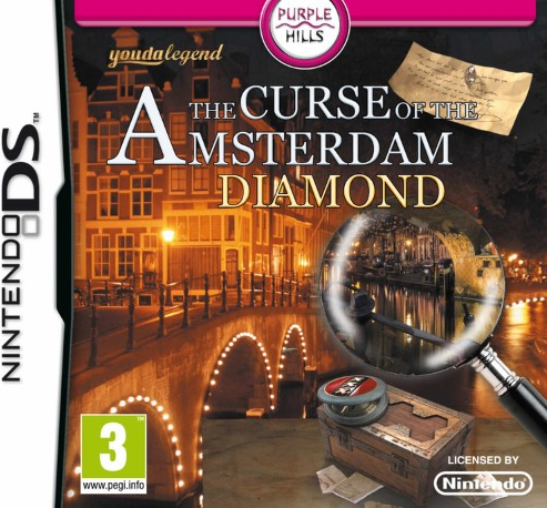 Youda Legend: The Curse of the Amsterdam Diamond box art for Nintendo DS