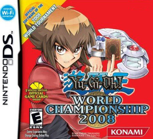 Yu-Gi-Oh World Championship 2008 box art for Nintendo DS