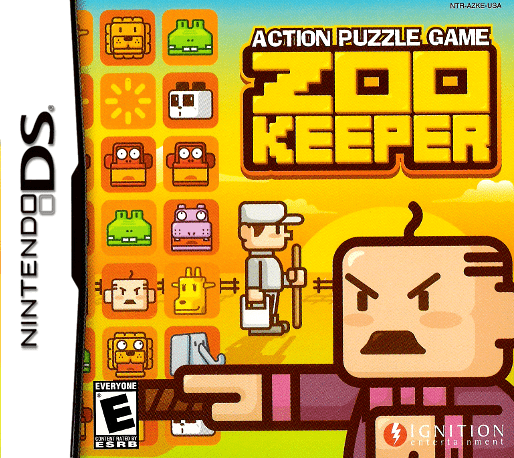 Zoo Keeper box art for Nintendo DS