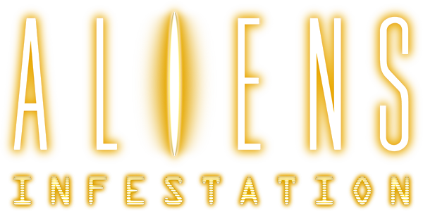Aliens: Infestation logo for Nintendo DS