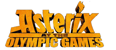Asterix at the Olympic Games logo for Nintendo DS