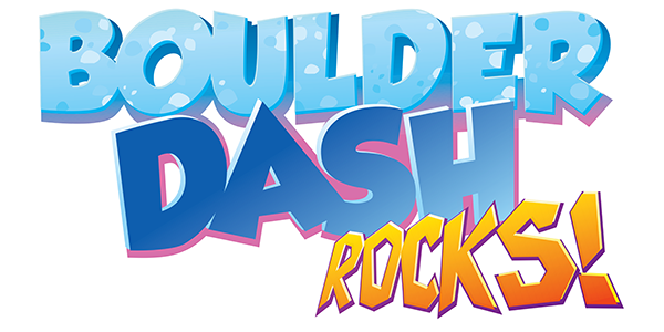Boulder Dash Rocks logo for Nintendo DS