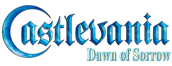 Castlevania Dawn of Sorrow logo for Nintendo DS