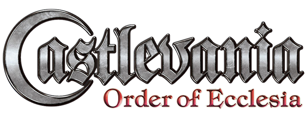 Castlevania: Order of Ecclesia logo for Nintendo DS