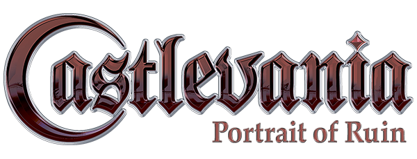 Castlevania: Portrait of Ruin logo for Nintendo DS
