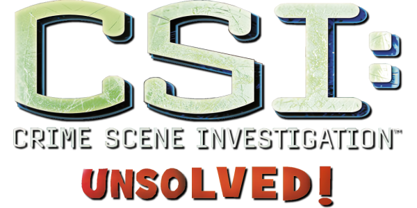 CSI: Crime Scene Investigation Unsolved logo for Nintendo DS