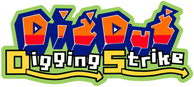 Dig Dug Digging Strike logo for Nintendo DS