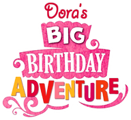 Dora's Big Birthday Adventure logo for Nintendo DS