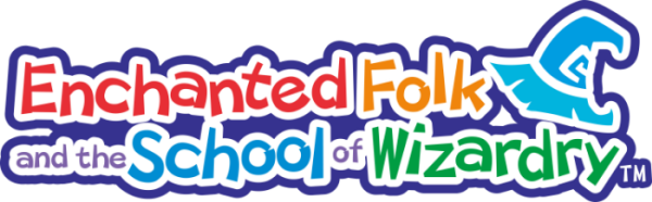 Enchanted Folk and the School of Wizardry logo for Nintendo DS