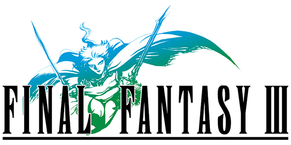 Final Fantasy III logo for Nintendo DS