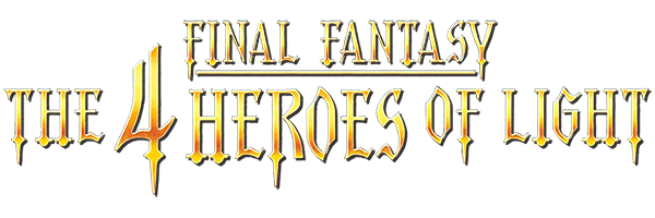 Final Fantasy: The 4 Heroes of Light logo for Nintendo DS