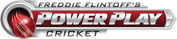 Freddie Flintoff’s Power Play Cricket logo for Nintendo DS