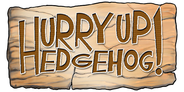 Hurry Up Hedgehog logo for Nintendo DS