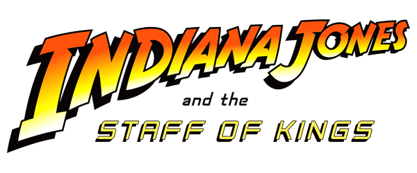 Indiana Jones and the Staff of Kings logo for Nintendo DS