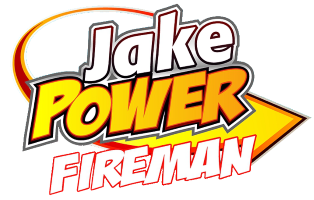 Jake Power Fireman logo for Nintendo DS