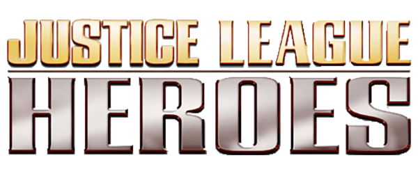 Justice League Heroes logo for Nintendo DS