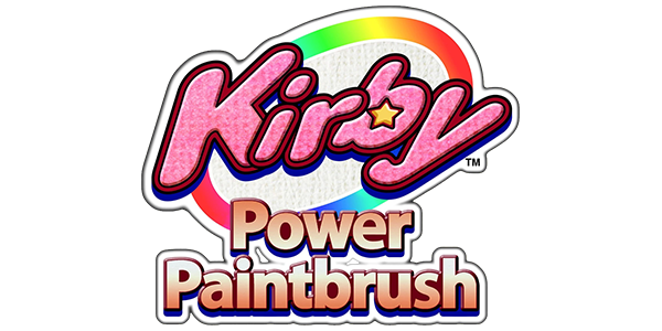 Kirby Power Paintbrush logo for Nintendo DS