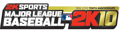 Major League Baseball 2K10 logo for Nintendo DS