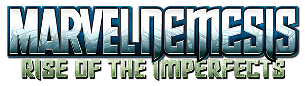 Marvel Nemesis Rise of the Imperfects logo for Nintendo DS