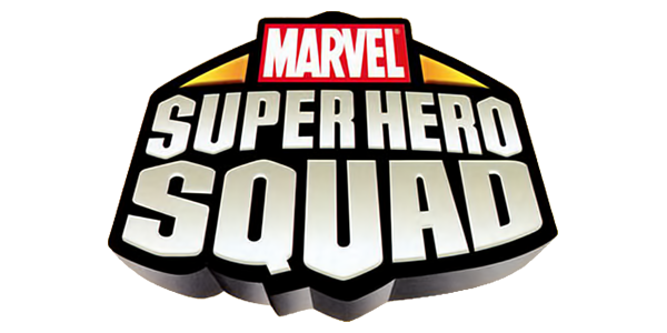 Marvel Super Hero Squad logo for Nintendo DS