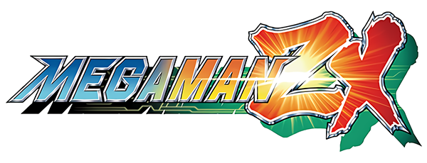 Mega Man ZX logo for Nintendo DS