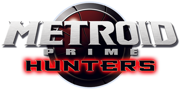 Metroid Prime Hunters logo for Nintendo DS