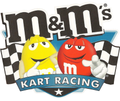 M&M's Kart Racing logo for Nintendo DS