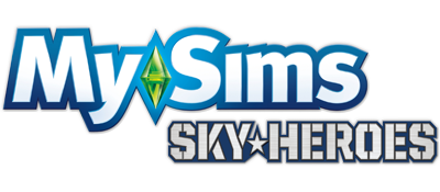 MySims SkyHeroes logo for Nintendo DS