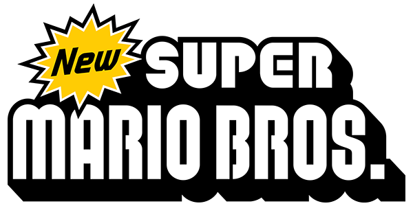 New Super Mario Bros logo for Nintendo DS
