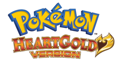 Pokemon HeartGold Version logo for Nintendo DS