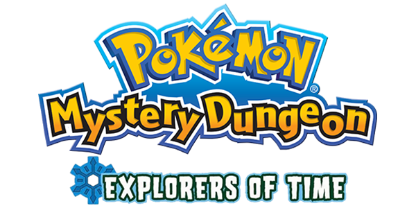 Pokemon Mystery Dungeon Explorers of Time logo for Nintendo DS