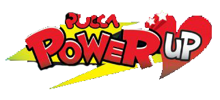 Pucca Power Up logo for Nintendo DS
