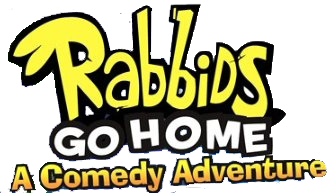 Rabbids Go Home logo for Nintendo DS