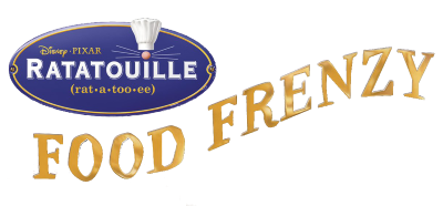 Ratatouille Food Frenzy logo for Nintendo DS
