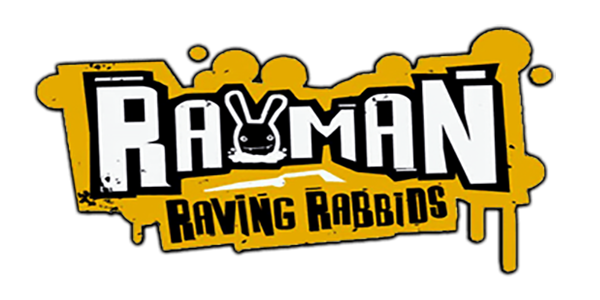 Rayman Raving Rabbids logo for Nintendo DS