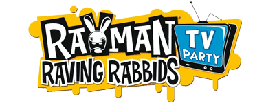 Rayman Raving Rabbids TV Party logo for Nintendo DS