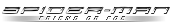 Spiderman Friend or Foe logo for Nintendo DS