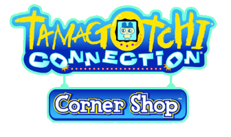 Tamagotchi Connection Corner Shop logo for Nintendo DS