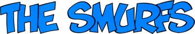 The Smurfs logo for Nintendo DS