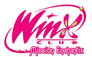 Winx Club Mission Enchantix logo for Nintendo DS