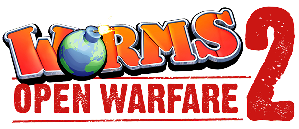 Worms Open Warfare 2 logo for Nintendo DS