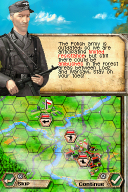 Panzer Tactics screenshot 3 for Nintendo DS