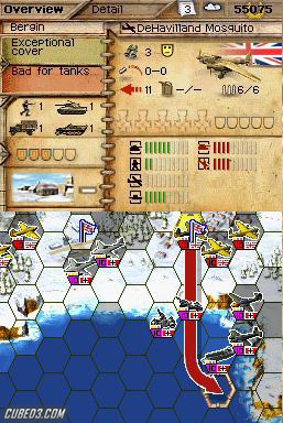 Panzer Tactics screenshot 4 for Nintendo DS