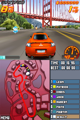 Asphalt 2: Urban GT screenshot 4 for Nintendo DS