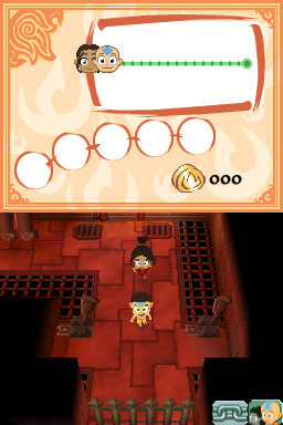 Avatar: The Legend of Aang Into the Inferno screenshot 3 for Nintendo DS