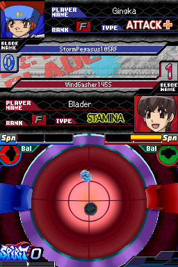 Beyblade Metal Fusion Cyber Pegasus screenshot 3 for Nintendo DS