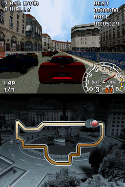 Corvette Evolution GT screenshot 3 for Nintendo DS