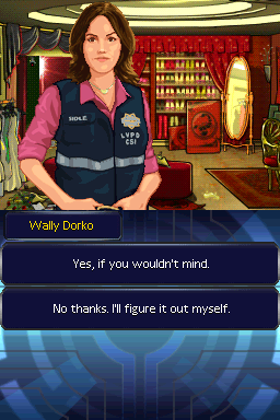 CSI: Crime Scene Investigation Unsolved screenshot 3 for Nintendo DS