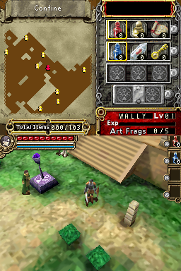 Dungeon Explorer Warriors of Ancient Arts screenshot 3 for Nintendo DS