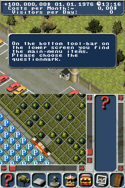 Family Park Tycoon screenshot 3 for Nintendo DS